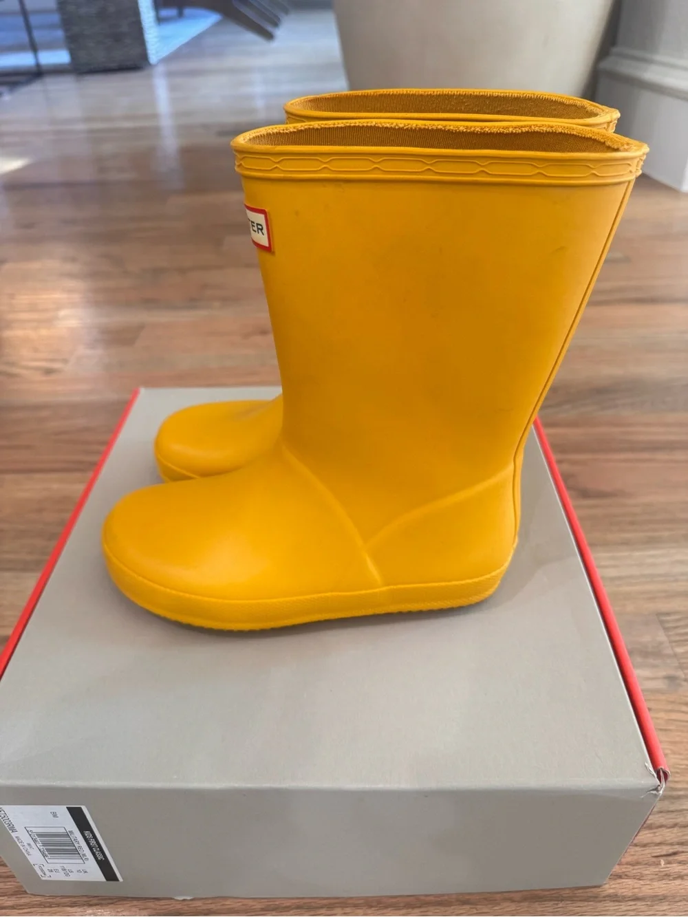 Hunter Kids' Brand New yellow boots, size 11